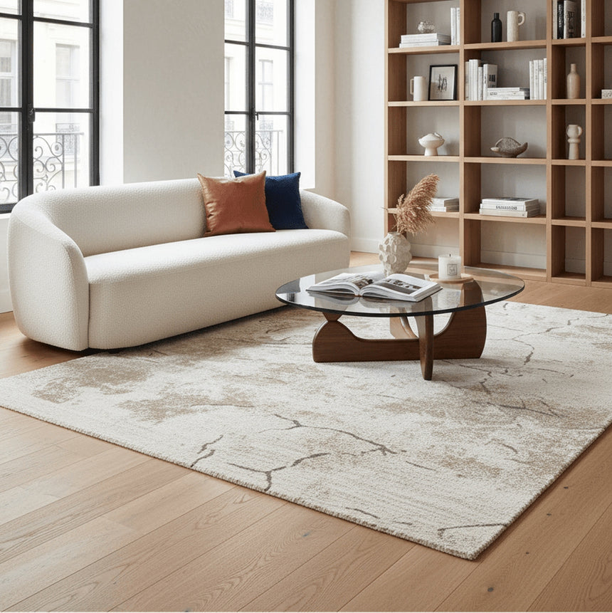 Tapis doux et design CRACKLE
