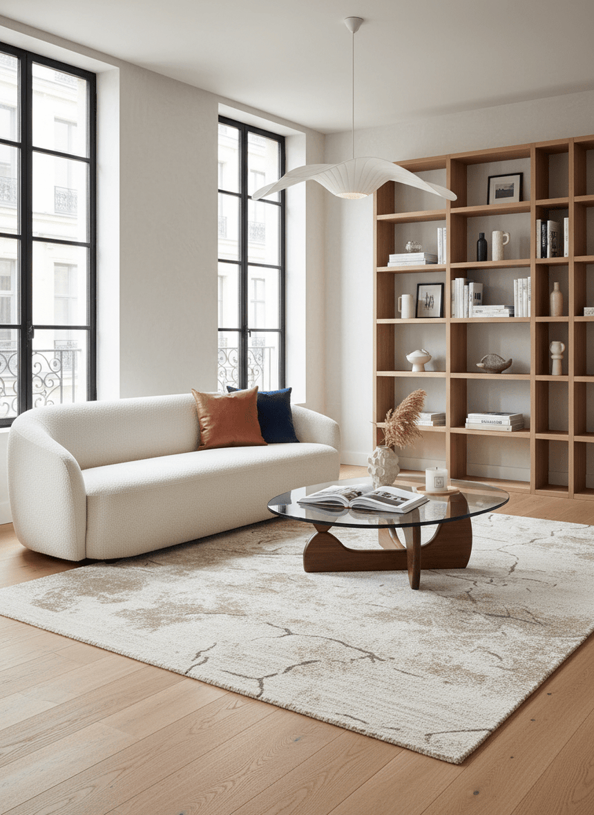 Tapis doux et design CRACKLE