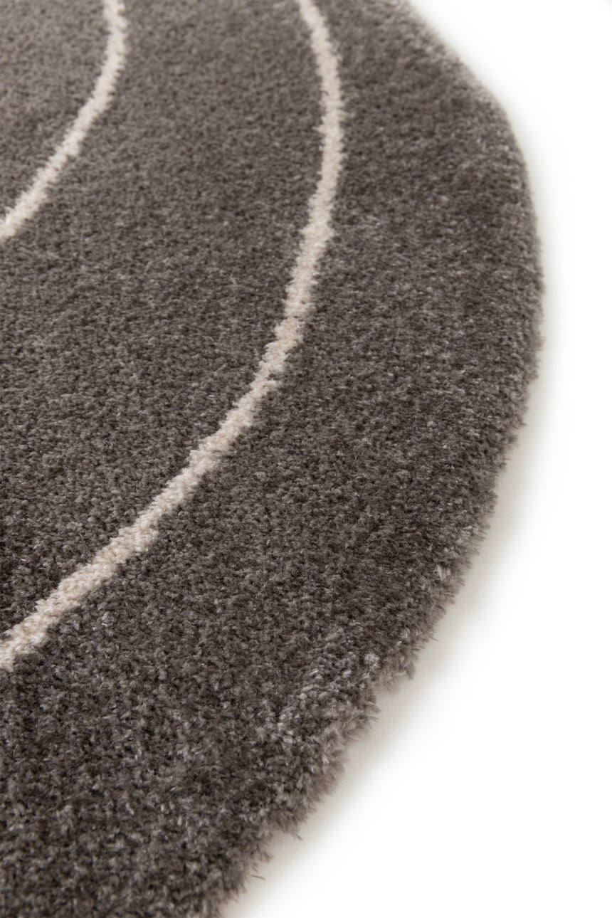 Tapis rond ultra doux en polyester recyclé ENSO