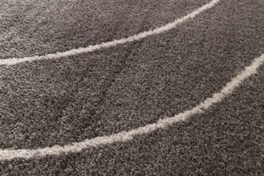 Tapis rond ultra doux en polyester recyclé ENSO