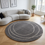Tapis rond ultra doux en polyester recyclé ENSO