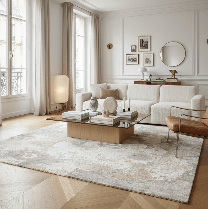 Tapis design abstrait très doux FRESCO