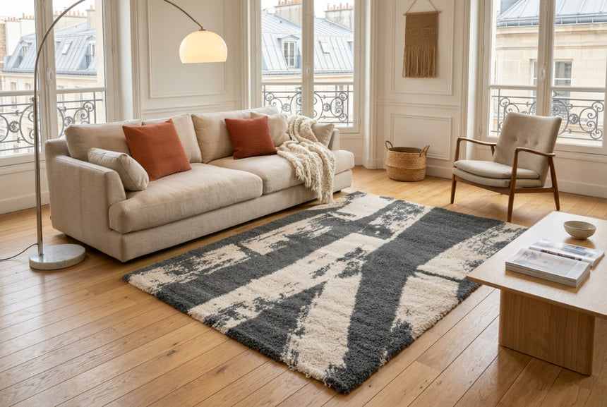 Tapis design épais et confortable FUSAIN