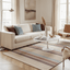 Tapis design en jute tissé main GARRIGUE