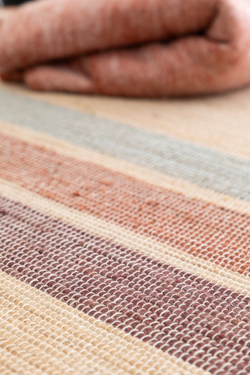 Tapis design en jute tissé main GARRIGUE