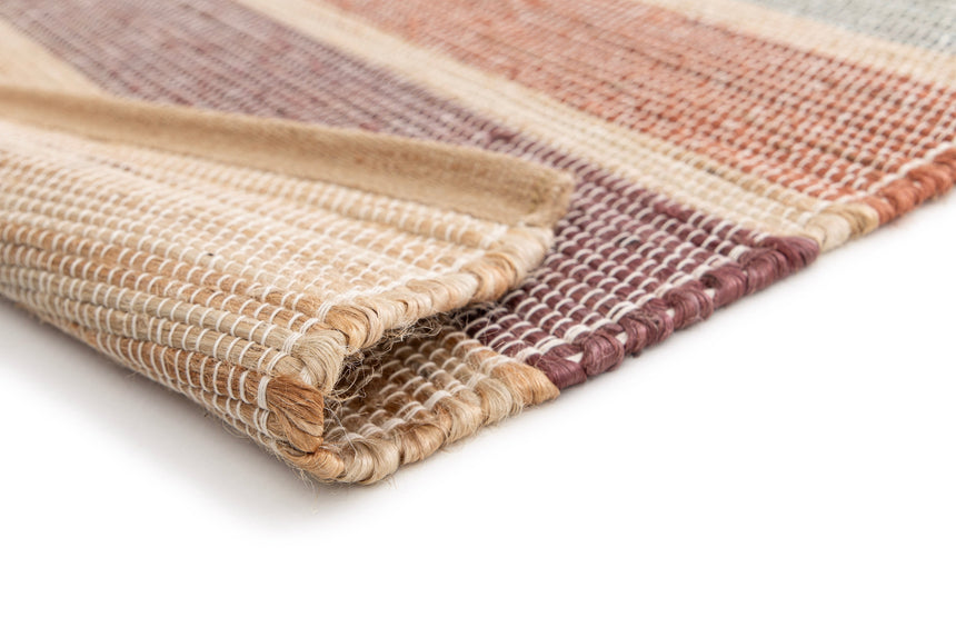 Tapis design en jute tissé main GARRIGUE