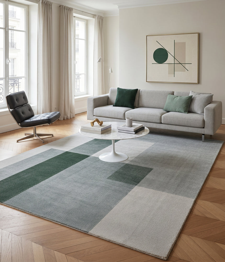 Tapis design en fibres recyclées HARRIS