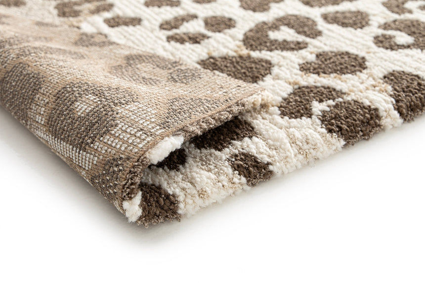 Tapis doux au design léopard KAROO
