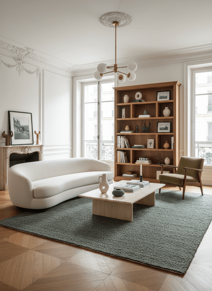 Tapis bouclé style naturel LOOMA