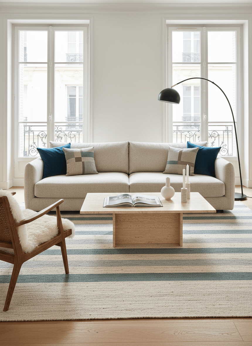 MISTRAL Hand-Woven Jute Designer Rug