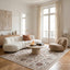 Tapis design en fibres recyclées MONCEAU