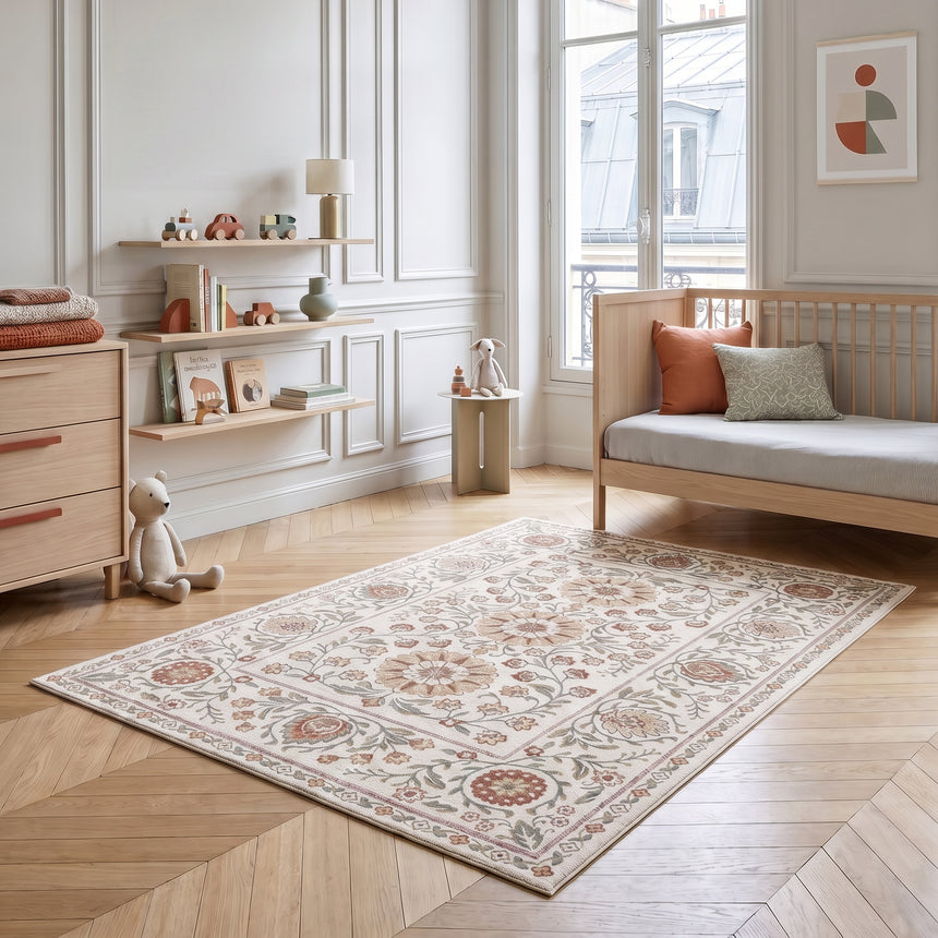 Tapis design en fibres recyclées MONCEAU