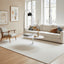 Contemporary sheepskin-effect rug MONO