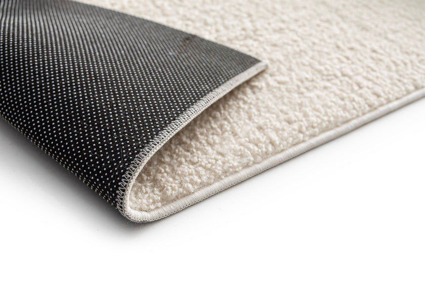 Contemporary sheepskin-effect rug MONO