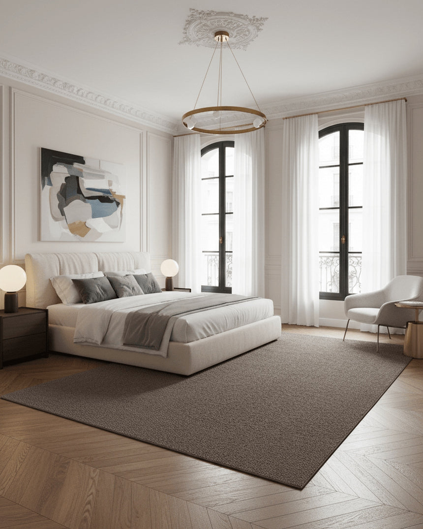 Contemporary Sheepskin-Effect Rug MONO