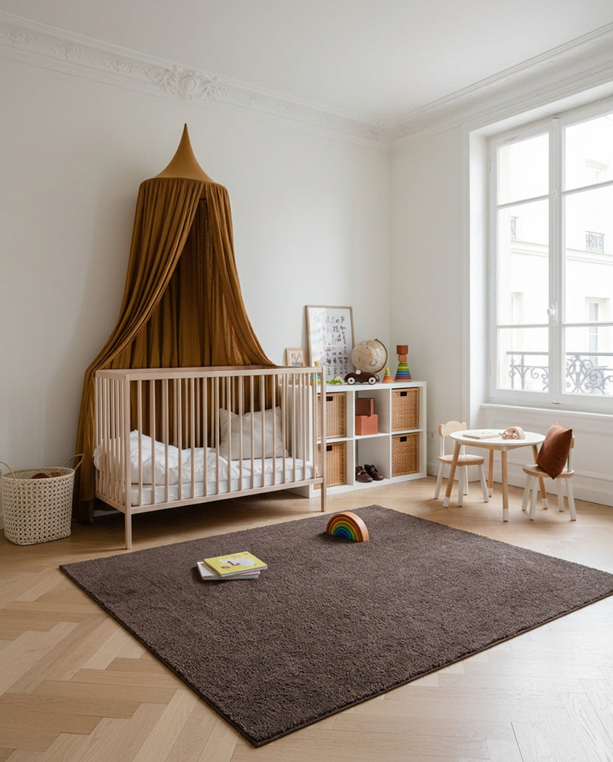 Contemporary Sheepskin-Effect Rug MONO