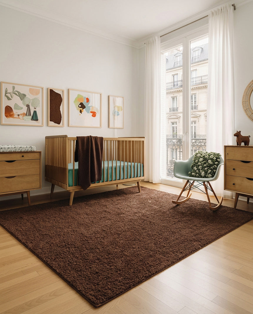 Contemporary Sheepskin-Effect Rug MONO