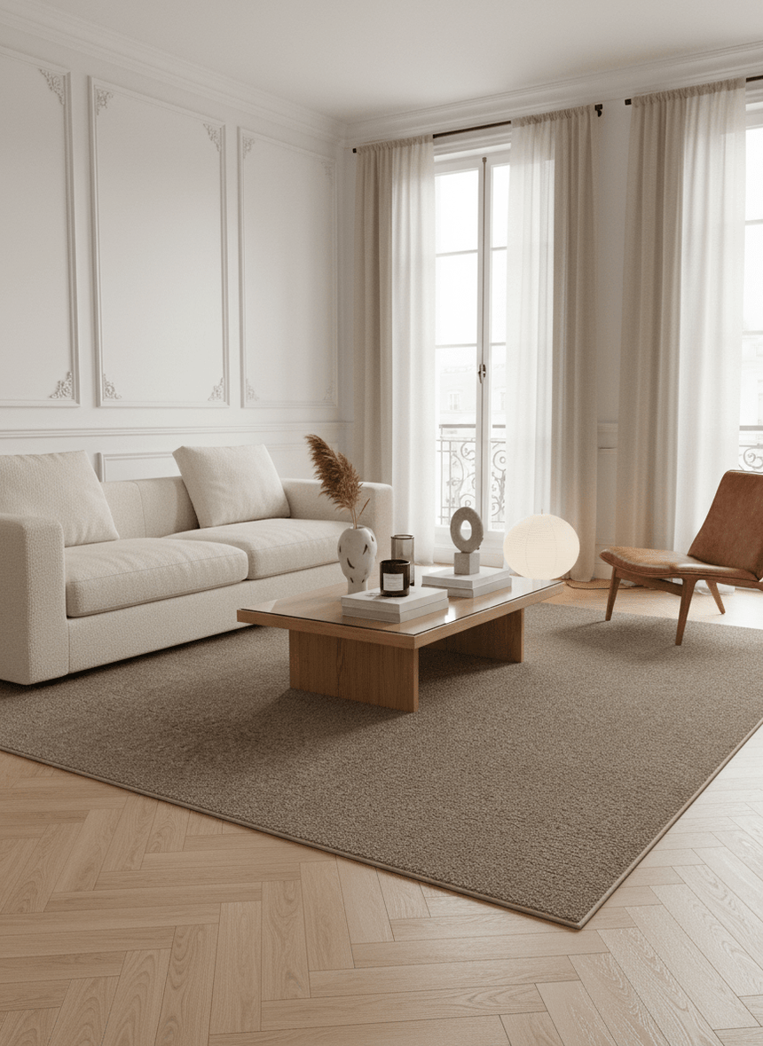 MONO Contemporary Sheepskin Effect Rug