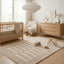 Soft and thick recycled polyester rug with embossed effect MEDIUM TRAFFIC