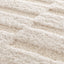 Tapis doux et épais en polyester recyclé effet relief PASSAGE
