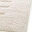 Tapis doux et épais en polyester recyclé effet relief PASSAGE