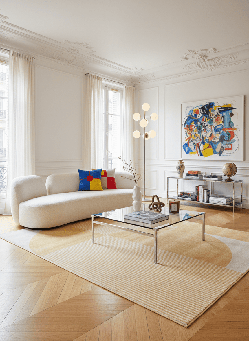Tapis super doux très graphique PHOEBUS