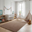 Tapis uni ultra doux au style contemporain PLAIN
