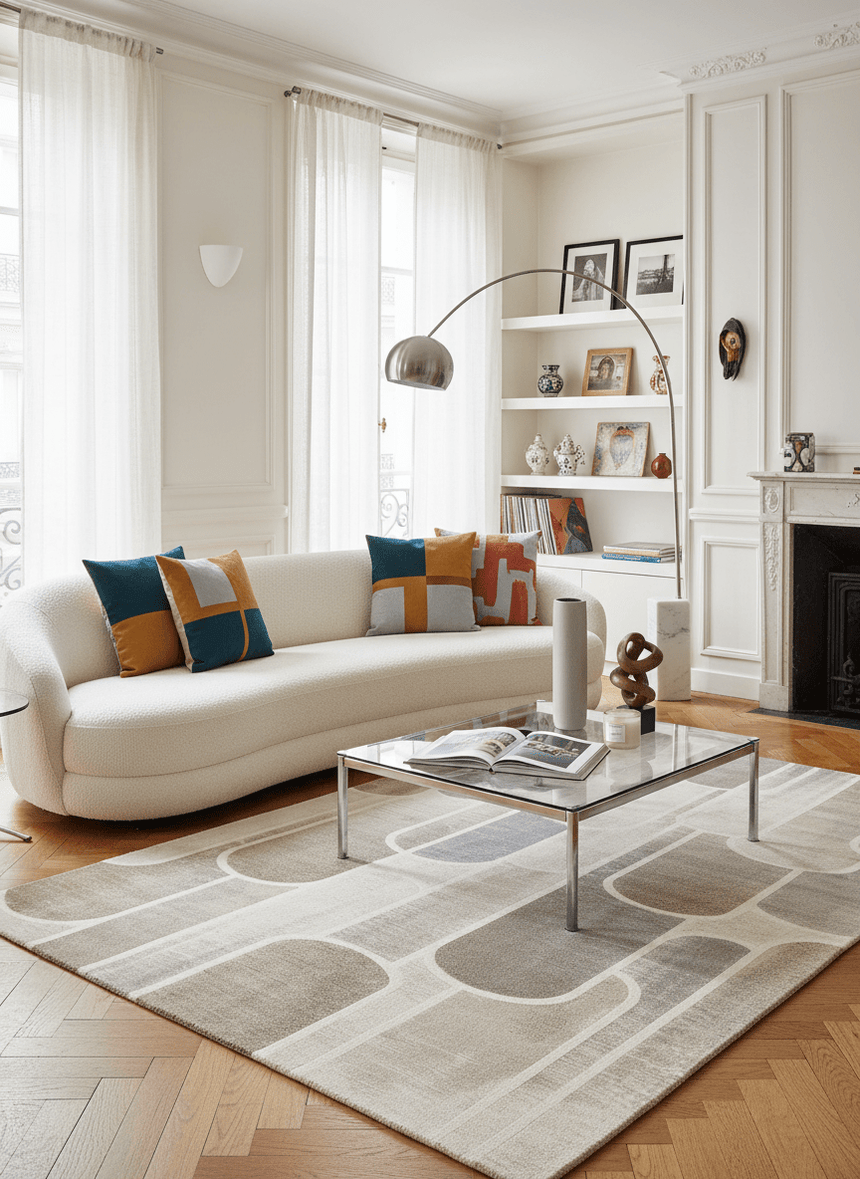 Tapis design très doux RIVOLI