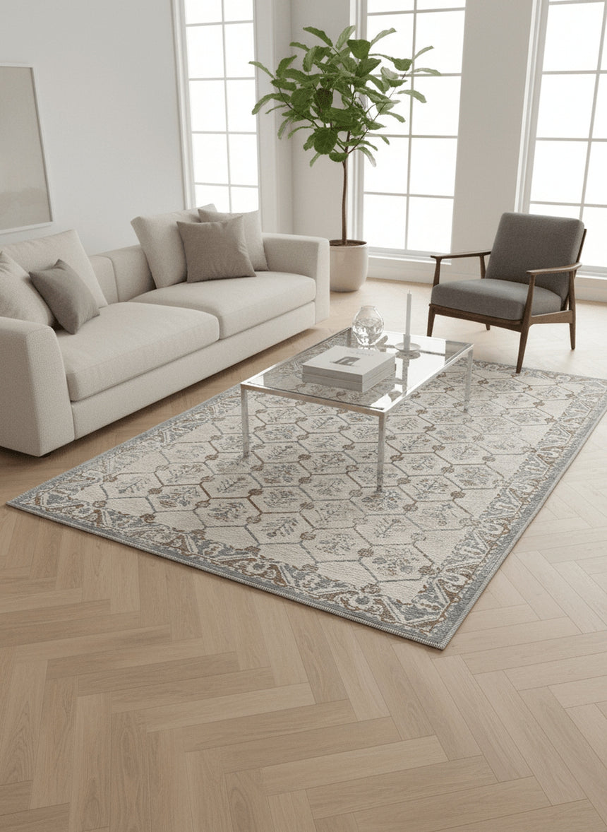 Tapis design en fibres recyclées SULLY