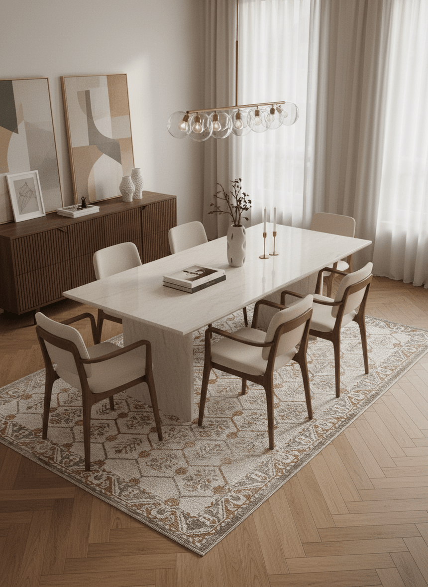 SULLY Designer Rug in Recycled Fibers