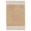 Tapis naturel en laine et coton SUZANNE