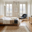 Tapis naturel en laine et coton SUZANNE