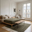 Tapis naturel en laine et coton SUZANNE