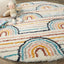 Tapis rond enfant épais et confortable SUNNY