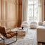 Tapis design en fibres recyclées VALOIS