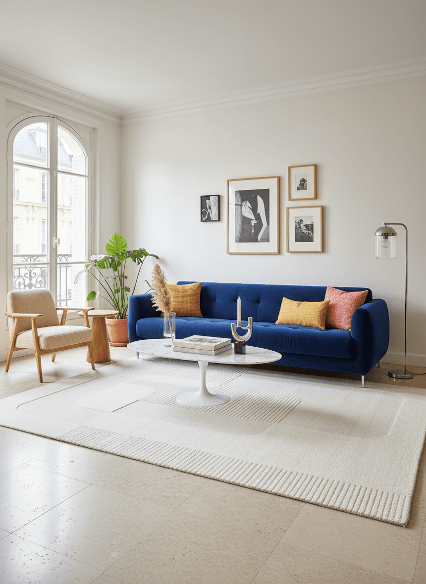 Soft and elegant textured rug VAUBAN