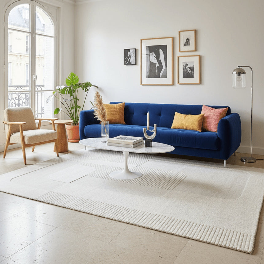 Soft and elegant textured rug VAUBAN