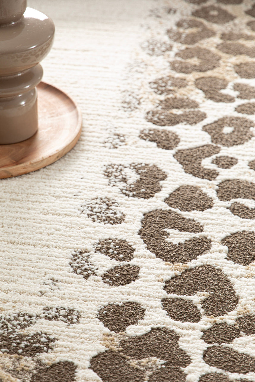 Tapis doux au design léopard WILD