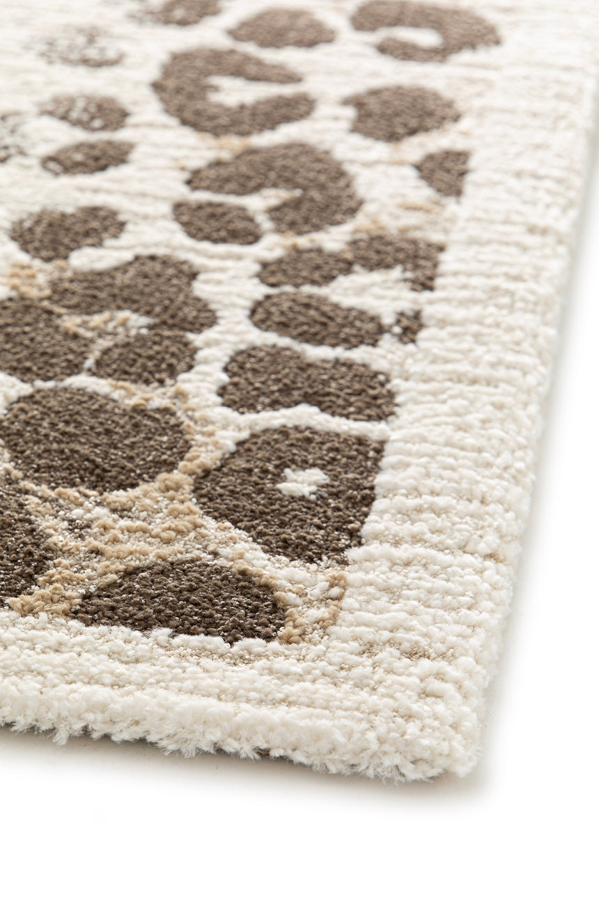 Tapis doux au design léopard WILD