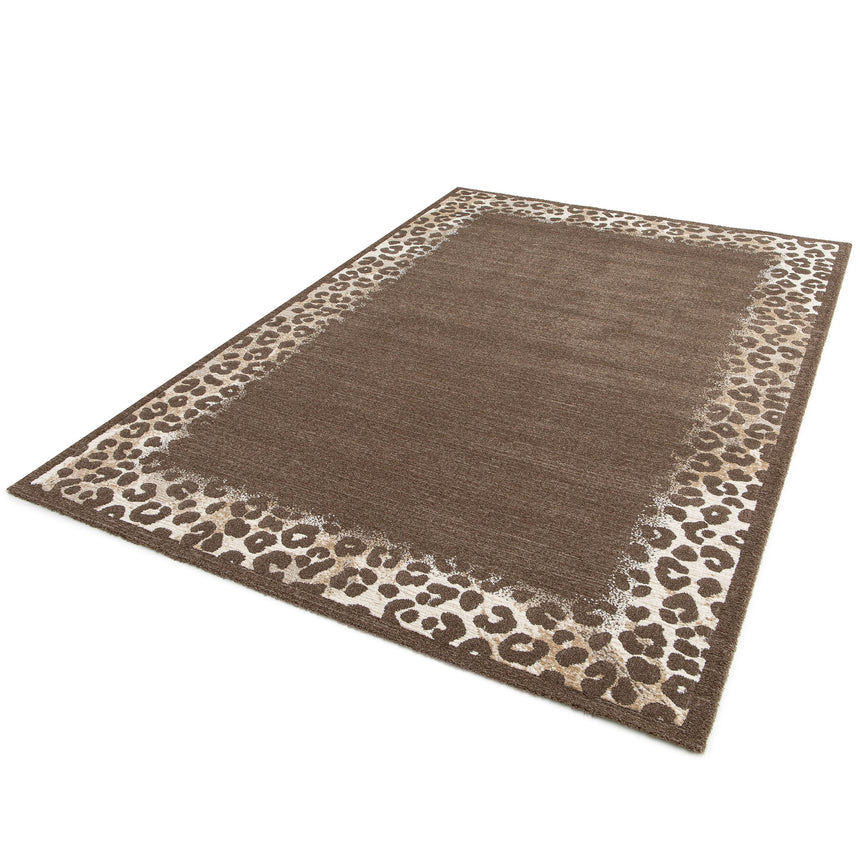 Tapis doux au design léopard WILD