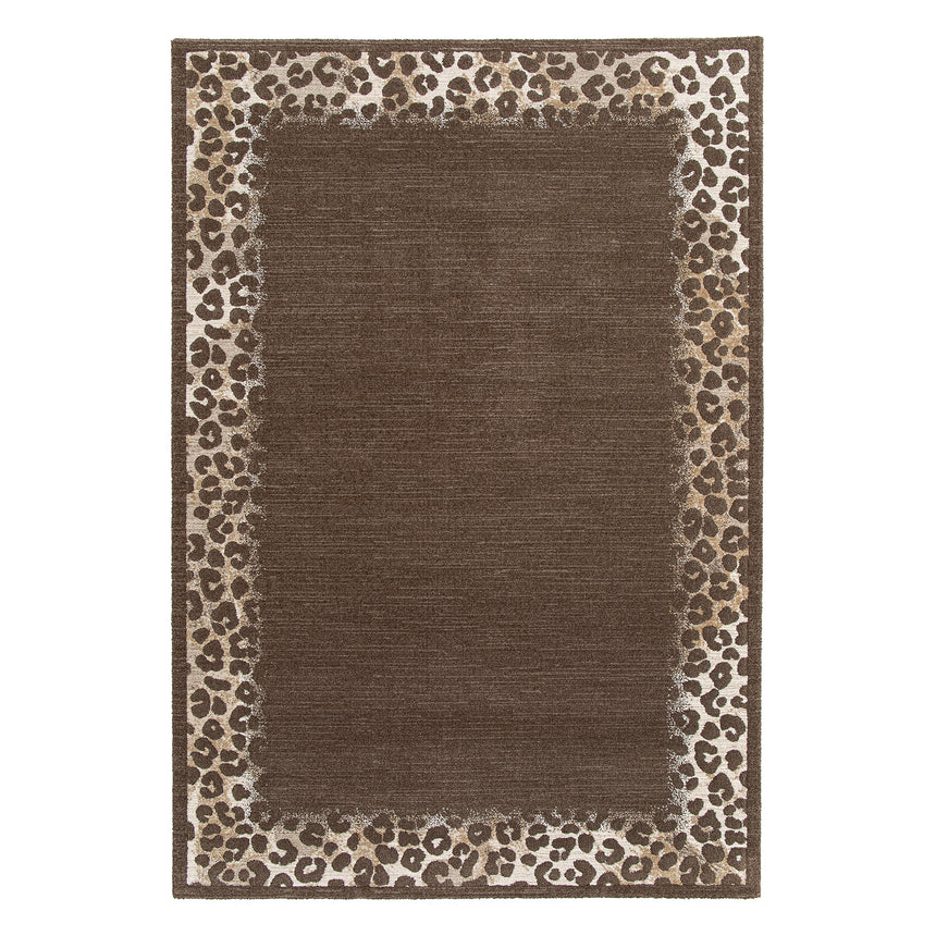 Tapis doux au design léopard WILD