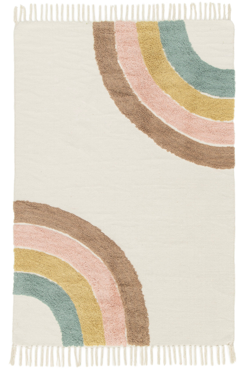 Tapis enfant en coton RAINBOW