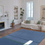 Tapis en fibres recyclées tissé à la main LEONOR
