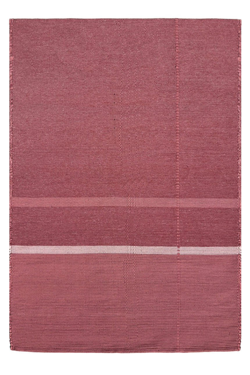 Tapis en fibres recyclées tissé à la main LEONOR