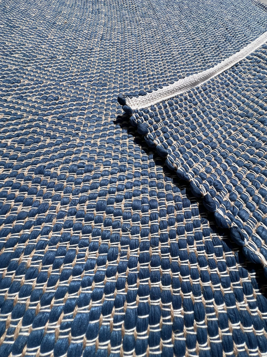 Tapis en fibres recyclées tissé à la main PESSOA