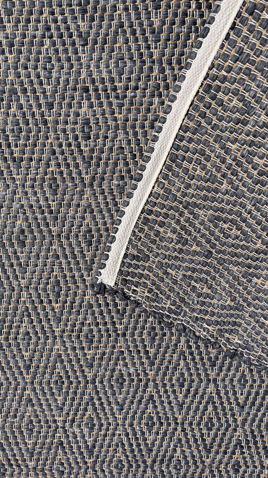 Tapis en fibres recyclées tissé à la main PESSOA