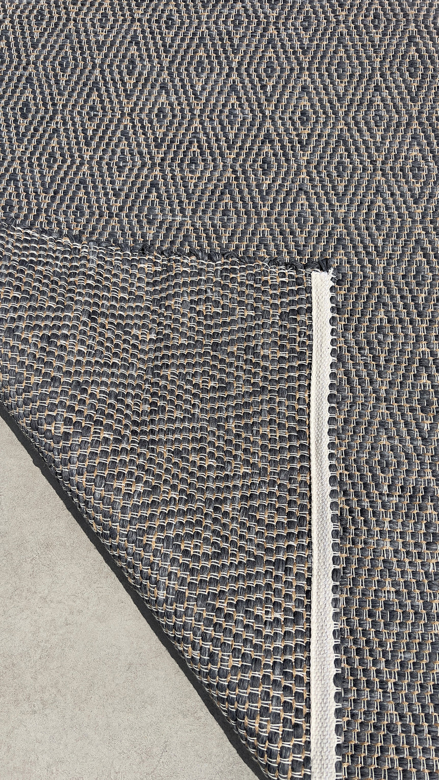 Tapis en fibres recyclées tissé à la main PESSOA