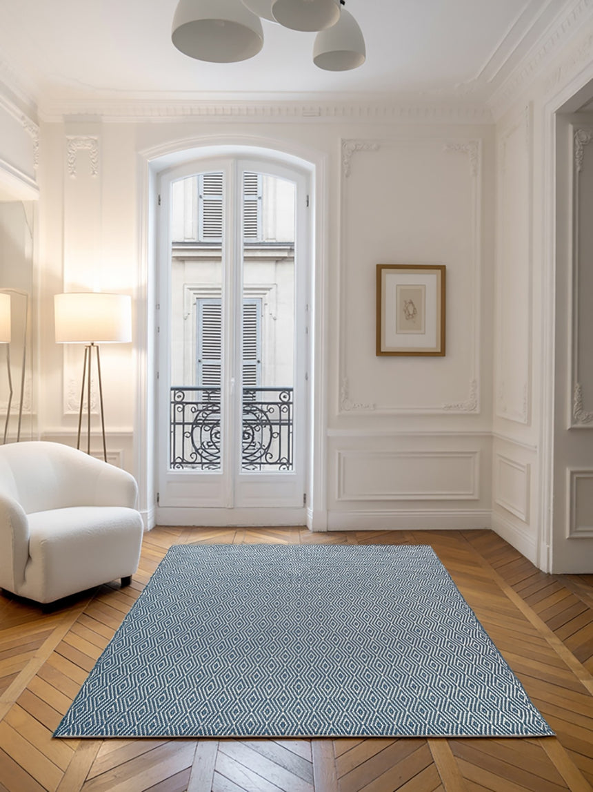 Tapis en fibres recyclées tissé à la main PESSOA