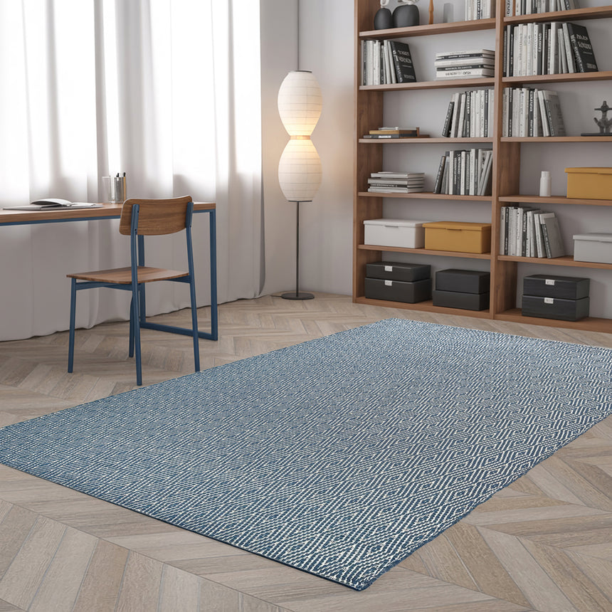 Tapis en fibres recyclées tissé à la main PESSOA