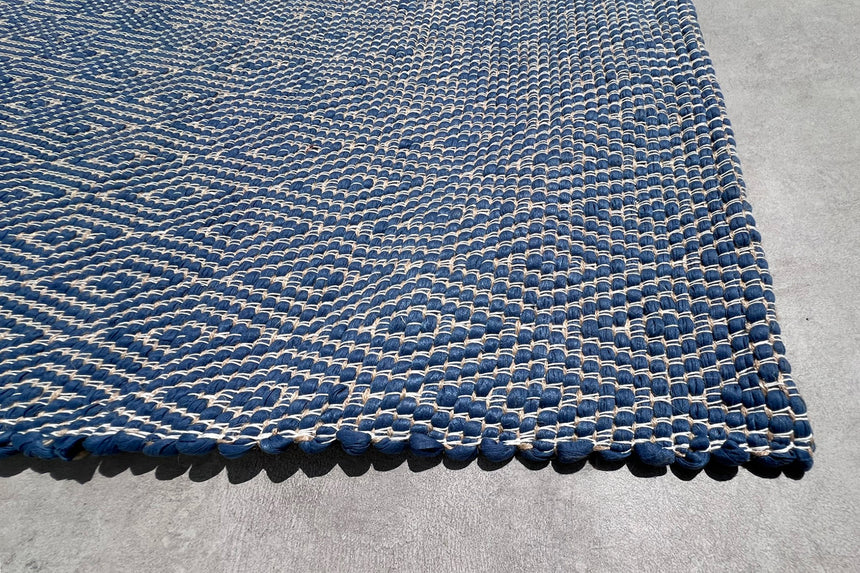 Tapis en fibres recyclées tissé à la main PESSOA
